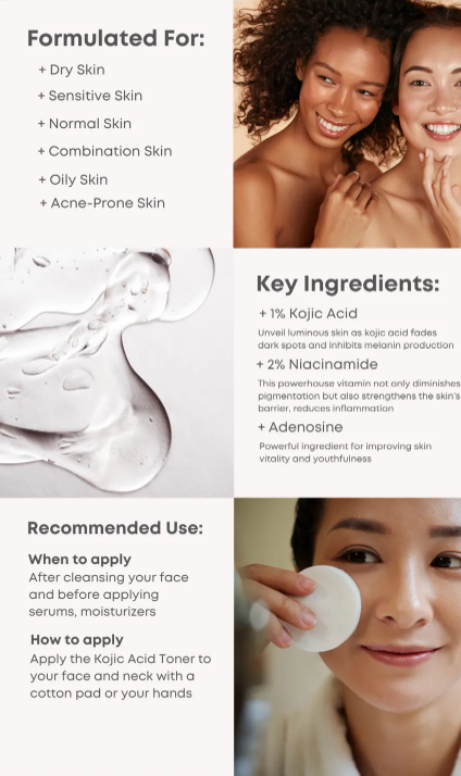 NINELESS - B-Boost 1% Kojic Acid Toner