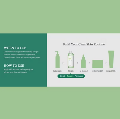 Sungboon Editor- Green Tomato Pore Lifting Ampoule Toner