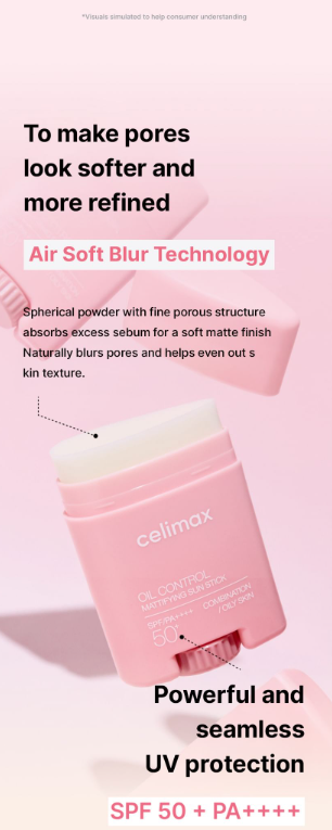 Celimax - Oil Control Mattifying Sun Stick