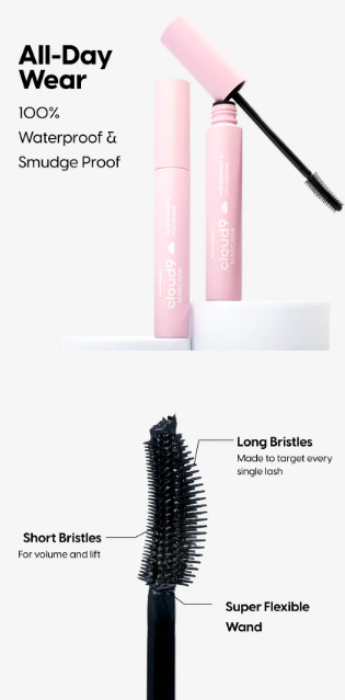 Kara Beauty - Cloud 9 Waterproof & Volumizing Mascara