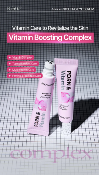 Farmstay - PDRN & Vitamin Advanced Rolling Eye Serum
