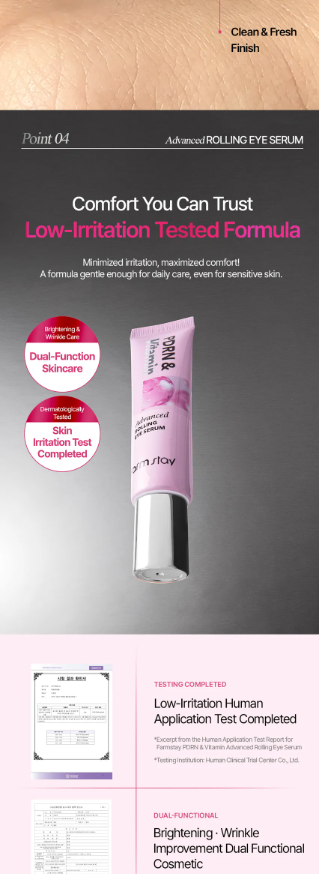 Farmstay - PDRN & Vitamin Advanced Rolling Eye Serum