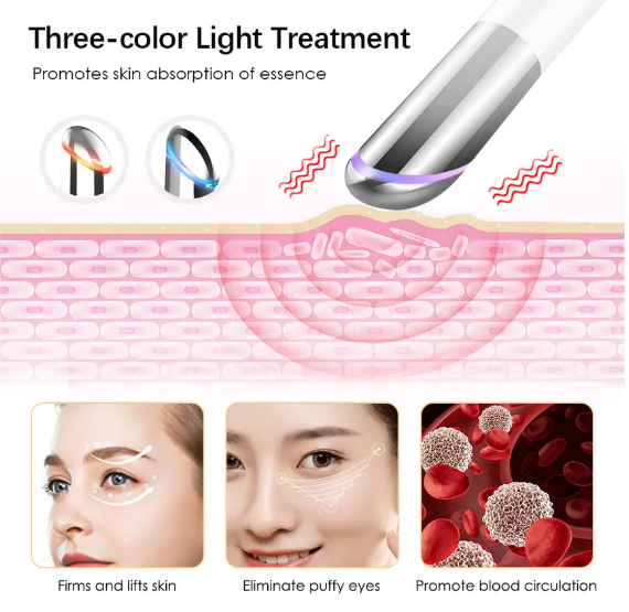 Beautyronics - USB Rechargeable Heated Light Therapy Eye Massager