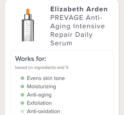 Suero diario antiedad y reparador intensivo Elizabeth Arden - PREVAGE - El antioxidante más potente en el cuidado de la piel