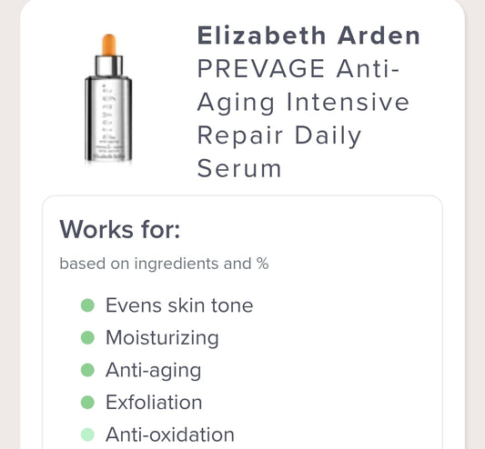 Suero diario antiedad y reparador intensivo Elizabeth Arden - PREVAGE - El antioxidante más potente en el cuidado de la piel