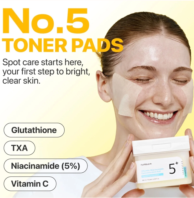 Numbuzin - No.5 Vitamin-Niacinamide Concentrated Pad