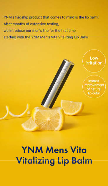 YNM - Men's Vita Vitalizing Lip Balm