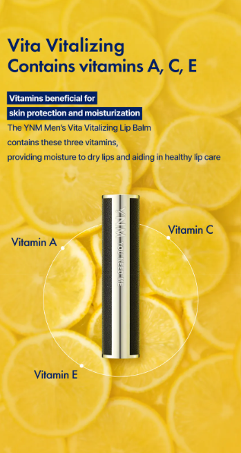 YNM - Men's Vita Vitalizing Lip Balm