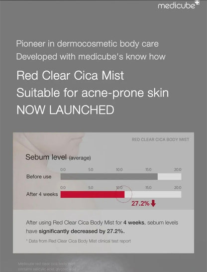 medicube - Red Clear Cica Body Mist