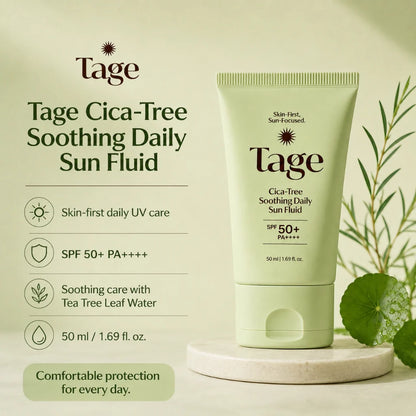 Tage Cica-Tree Soothing Daily Sun Fluid 50ml
