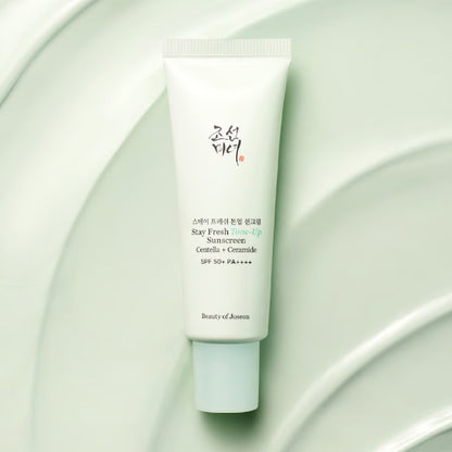 Protector solar Beauty of Joseon Stay Fresh Tone-Up 50ml (Verde)