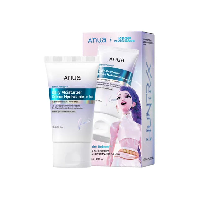Anua Barrier Reboot Daily Moisturizer - KPop Collaboration 1.69oz - Deep hydration and strengthens the skin barrier for healthier-looking skin.