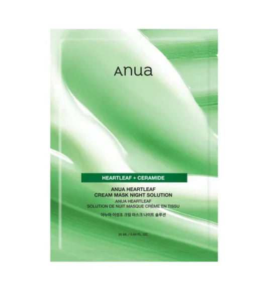 Anua Heartleaf + Ceramide Mask Night Solution - 1 Mask