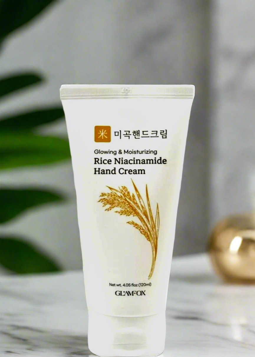 Glamfox Rice Niacinamide Hand Cream