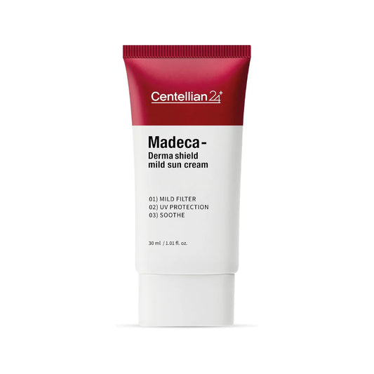 Centellian24 - Madeca Derma Shield Mild Sun Cream - Formulated for sensitive, reactive, and barrier-damaged skin. Powered by Centella Asiatica Extract and TECA