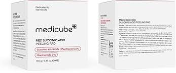 medicube Toner Pads Red Succinic Acid Panthenol Facial Peeling Pad