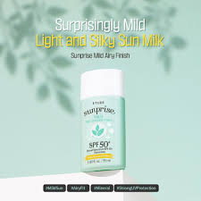ETUDE, Sunprise, Mild Airy Finish Sun Milk, SPF 50+