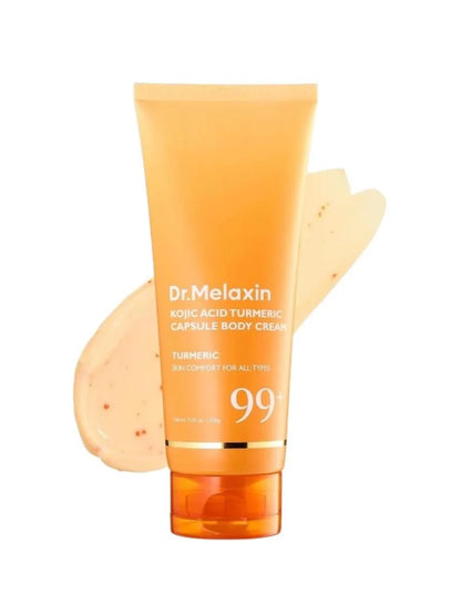 Dr. Melaxin Kojic and Turmeric Body Cream for Brightening and Evening Out Skin Toning - 200g