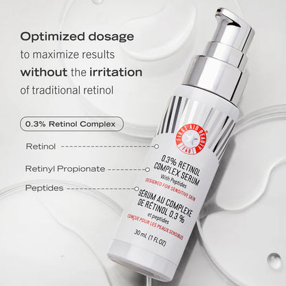 First Aid Beauty 0.3% Retinol Complex Serum with Peptides