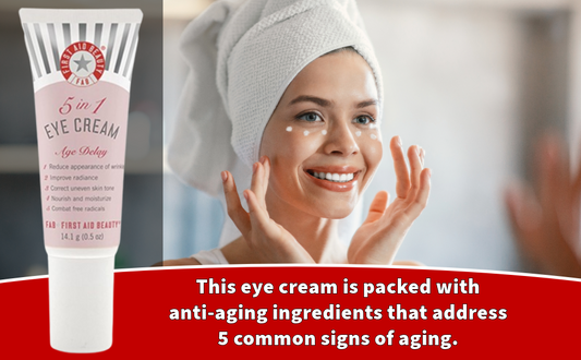 First Aid Beauty 5-IN-1 Eye Cream - Smooth, brighten, hydrate, correct and protect