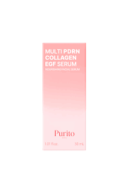PURITO Multi PDRN + Collagen + EGF Revitalizing Facial Serum | for Glass Skin, Radiance, Elasticity & Hydration | 99% Pure PDRN Complex, Firming & Brightening Booster