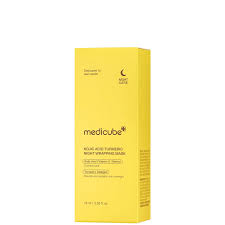 medicube Wrapping Mask Kojic Acid, Turmeric, Vitamin C Overnight Peel Off Facial Mask | Brighten & Defends Against Skin Stress for a Clear, Glowing Complexion