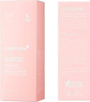 medicube Wrapping Mask Collagen Overnight Peel Off Facial Mask | Elasticity & Hydration Care, Reduces Sagging & Dullness | Hydrolyzed Collagen For Glowing Skin