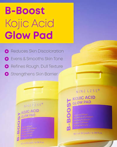 NINELESS - B-Boost Kojic Acid Glow Pad