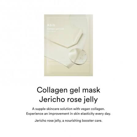 Abib Vegan Collagen Gel Mask Jericho Rose Jelly (1 mask)- I Korean Vegan Collagen, Cooling Nourishing Hyaluronic Acid Hydrogel Face Mask