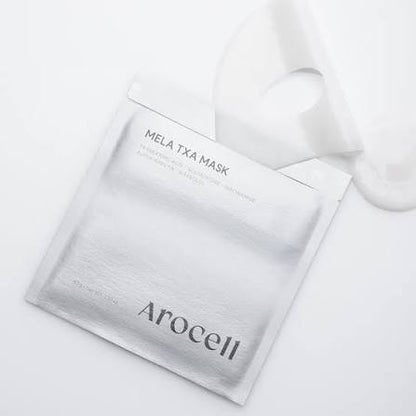 AROCELL Mela TXA Brightening Hydrogel (1 Mask)-Tranexamic Acid + Phyco-tonic™ + Melatoninsome | Dark Spot, Melasma & Uneven Tone Care