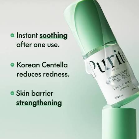 PURITO SEOUL - Wonder Releaf Centella Mini Kit Unscented-Wonder Releaf Centella Toner Unscented 30ml Wonder Releaf Centella Serum Unscented 15ml Wonder Releaf Centella Cream Unscented 15ml