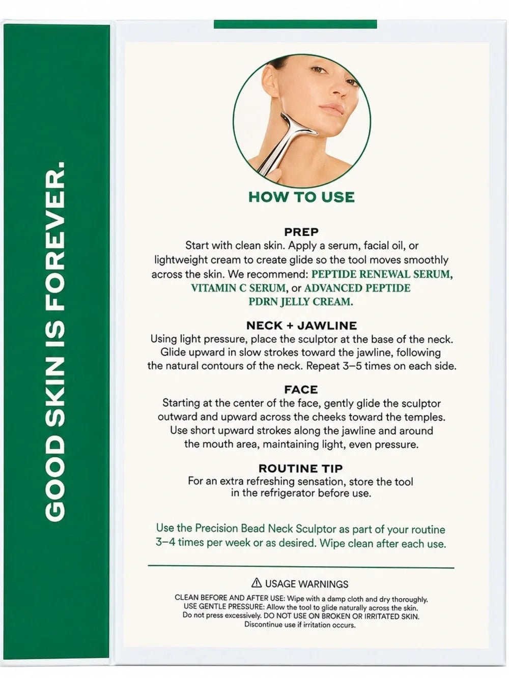 Mario Badescu Skincare, Precision Bead Neck Sculptor Stainless Steel
