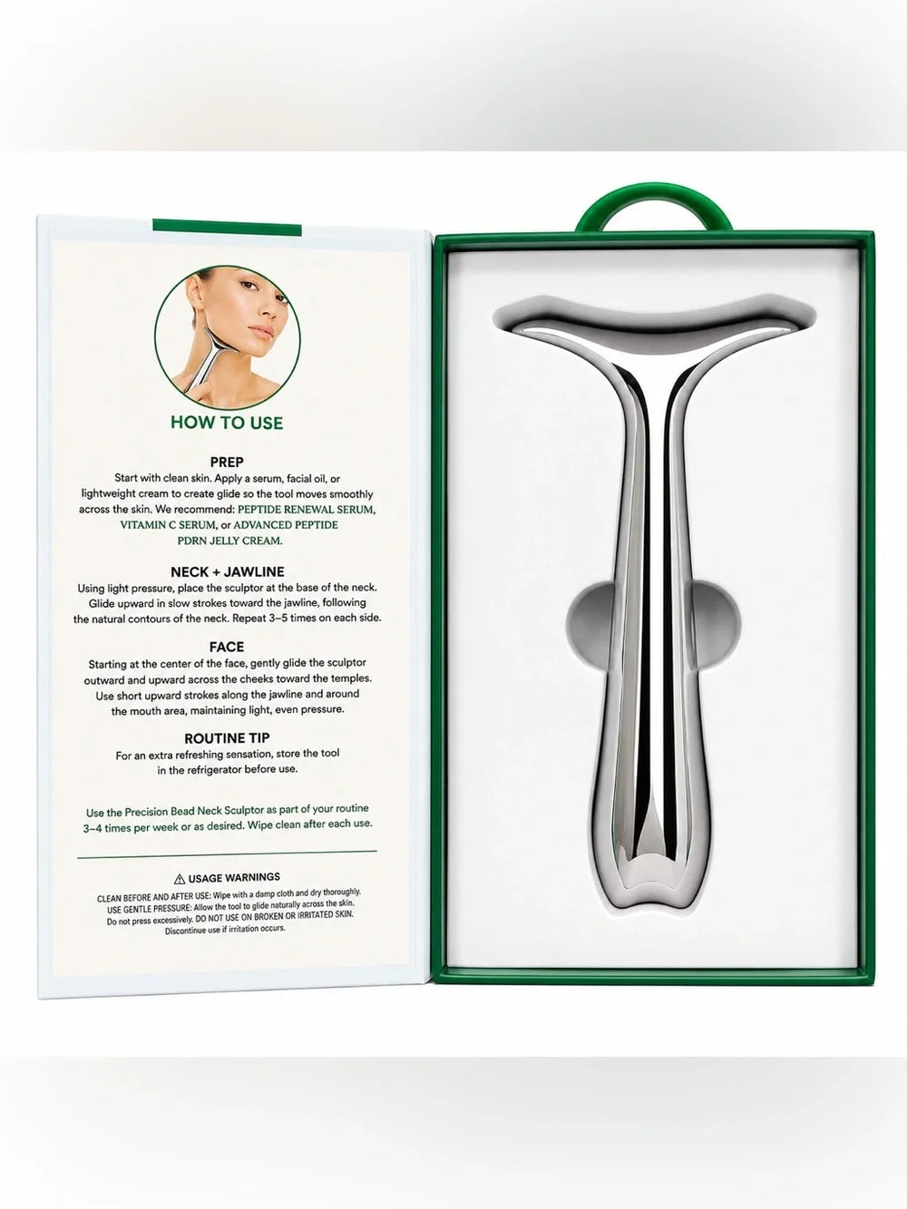 Mario Badescu Skincare, Precision Bead Neck Sculptor Stainless Steel