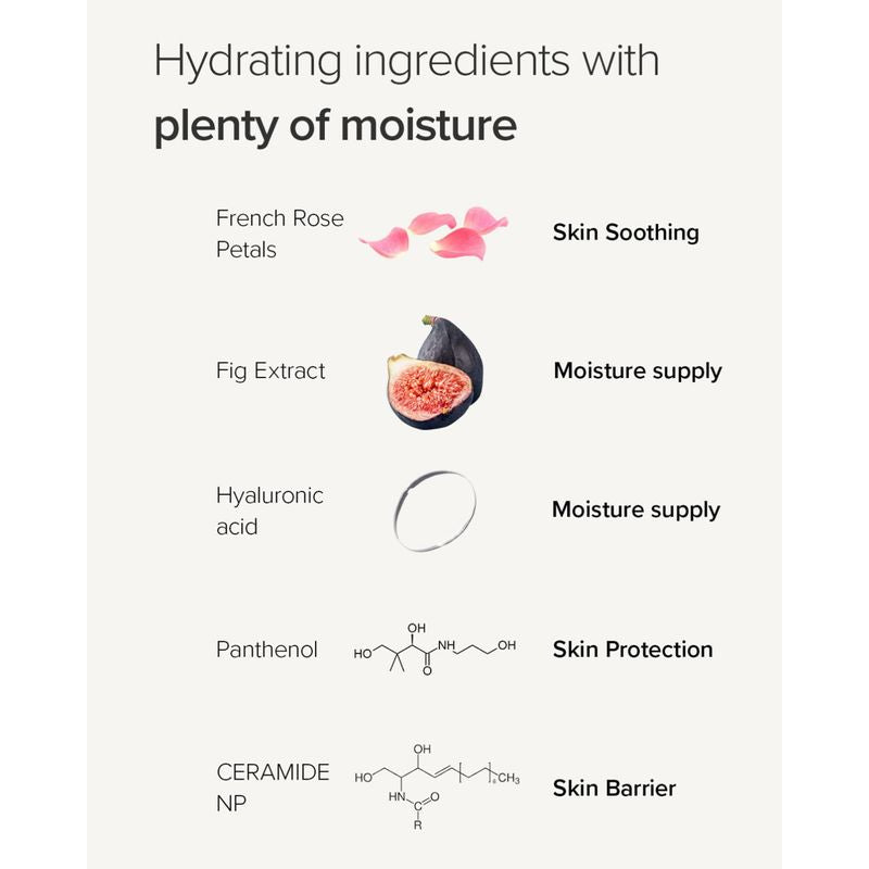 Mary&May Vegan Rose Hyaluronic Hydra Wash Off Mask - Cream Caly Mask for Moisturizing, Pore Purifying, Skin Softening