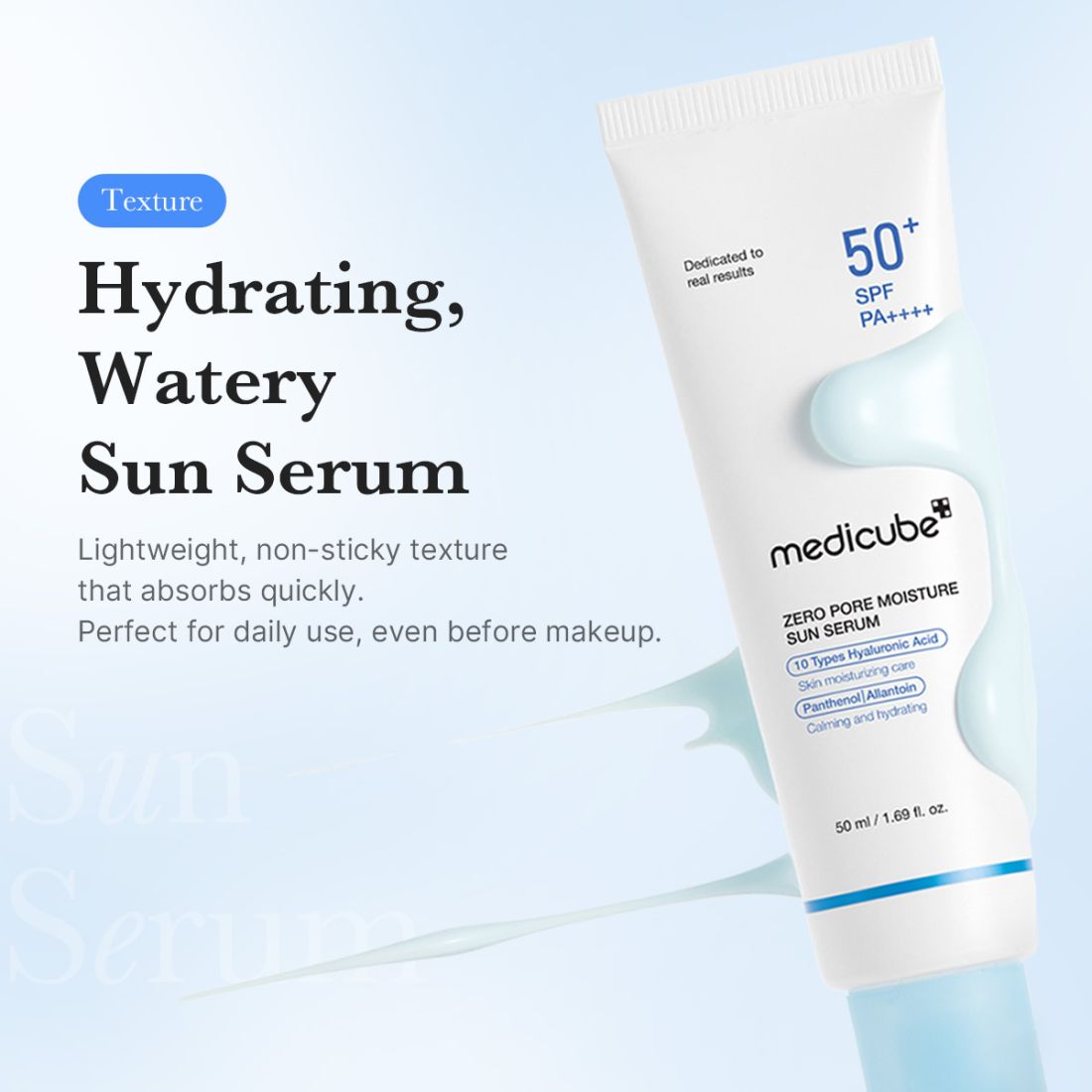 medicube Zero Pore Moisture Sun Serum