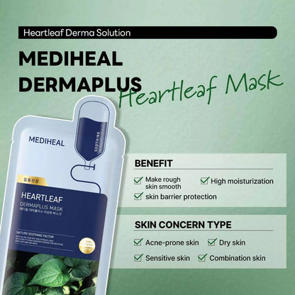 Mediheal Dermaplus Heartleaf Mask (1x mask)