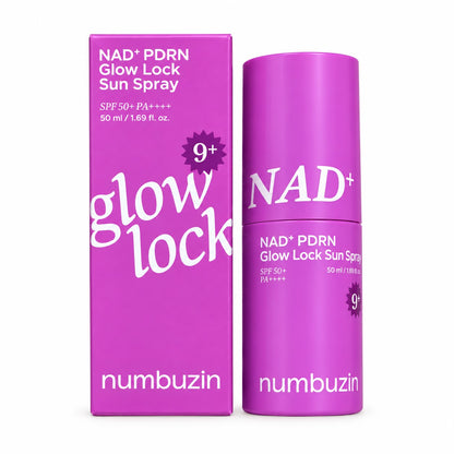 Numbuzin No.9 NAD+ PDRN Glow Lock Sun Spray SPF50+PA++++ 50ml