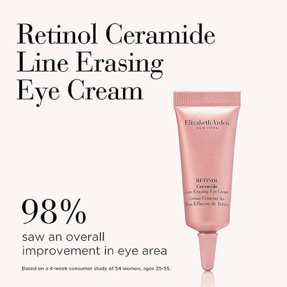 Elizabeth Arden Nightly Performance - Cápsulas de ceramida y retinol (60 unidades) - Set de 3 productos para el cuidado de la piel