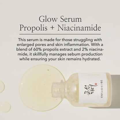 Suero iluminador Beauty of Joseon con propóleo y niacinamida, hidratante facial calmante