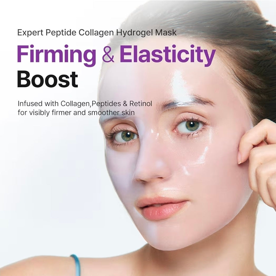 Ariul Expert Peptide Collagen Gel Mask – Firming Hydrogel Sheet Mask for Face, Hydrating & Elasticity Care, Korean Skincare