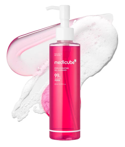 medicube PDRN Hydrating Gel Cleanser - Designed to help cleanse impurities while supporting hydration