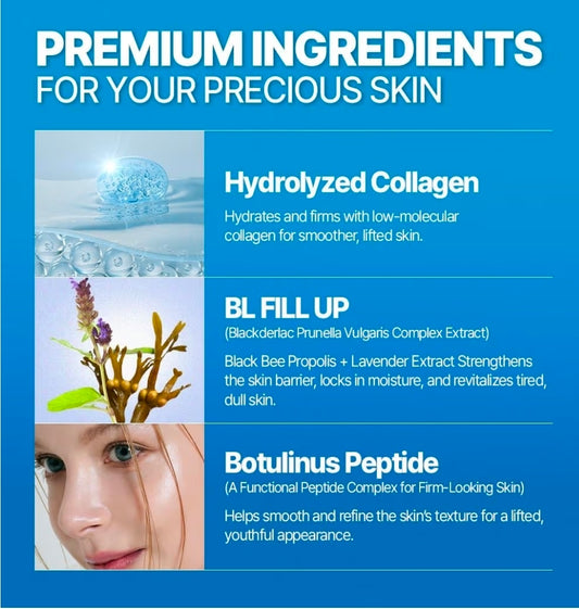 SeohaeSol Chi-Ki-Da Mask Sheet - High-Lifting Dual Hydrogel Facial Sheet Mask for Firming, Moisturizing Deep Hydration Care, Elasticity Boosting Skin Tightening, Korean Skincare - 1 Mask