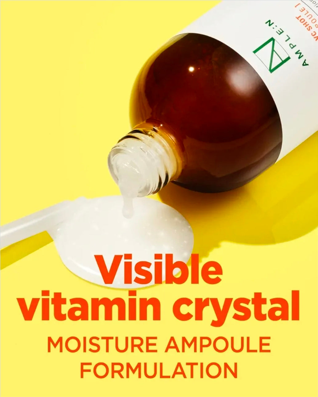 AMPLE:N VC Shot Serum - Suero facial antiedad con vitamina C - Uniformiza la pigmentación y las manchas de la edad - Vitamina C para eliminar el daño solar y reducir las arrugas