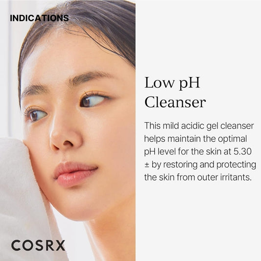COSRX Low pH Good Morning Gel Face Cleanser BHA - Removes impurities strengthening your skin barrier