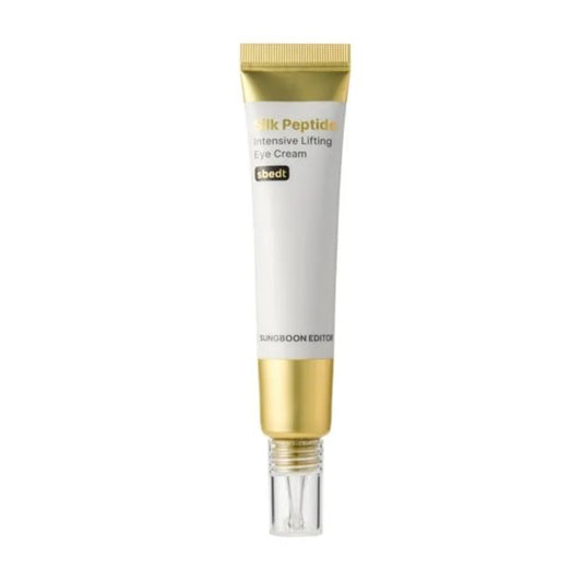 SUNGBOON EDITOR-Silk Peptide Intensive Lifting Eye Cream - Lifting eye cream enriched with silk peptides, various amino acids, collagen and stem cell extract