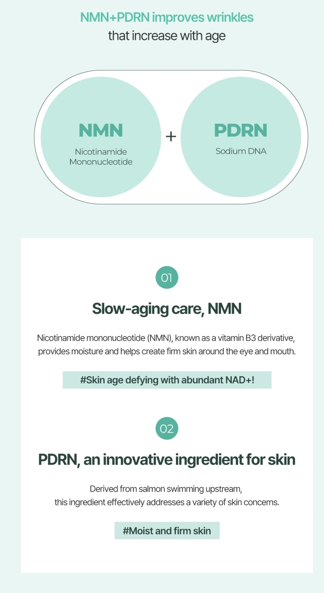 Prettyskin 2% NMN+ PDRN Biotox Cream - Anti-Aging and Skin Regeneration