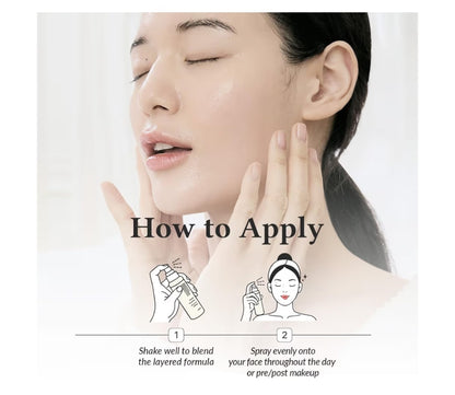 Dr.Althea 345 Relief Cream Mist - Bruma hidratante facial con extracto de arroz, cuidado calmante para piel sensible, vegana