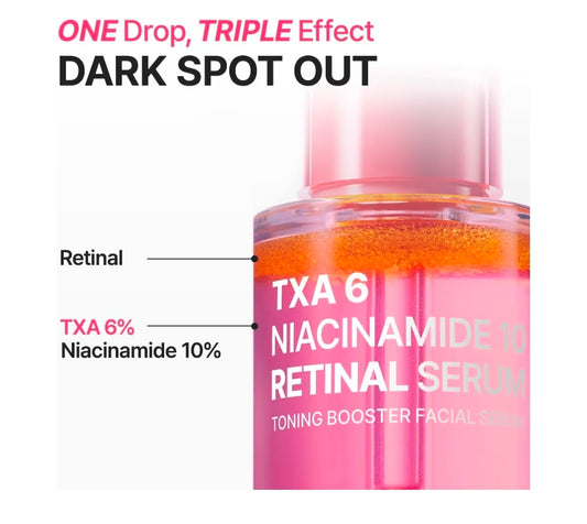 PURITO TXA 6% + Niacinamida 10% + Suero Retinal - para Manchas Oscuras, Hiperpigmentación, Tono Desigual, Ácido Tranexámico de Alto Nivel 6%