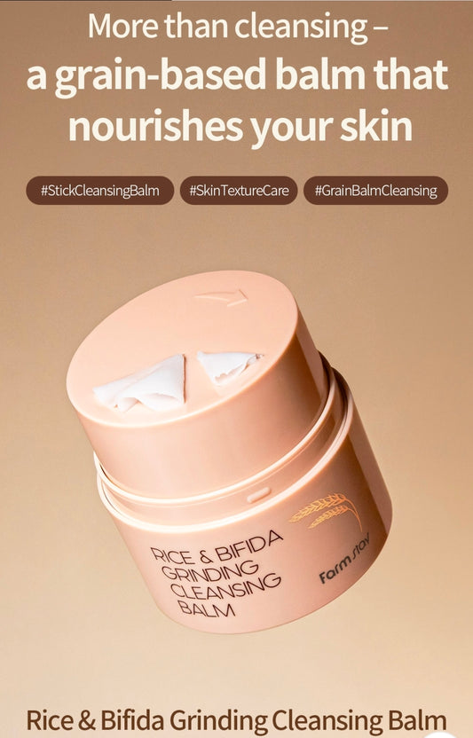 Farmstay Rice & Bifida Grinding Cleansing Balm