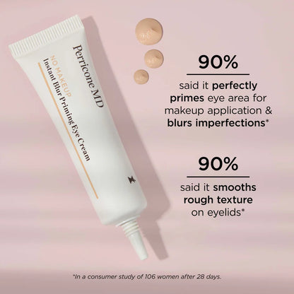 Perricone MD No Makeup Instant Blur Priming Eye Cream - Instantly primes, blurs and visibly reduces dark circles, crepiness and crow's feet
